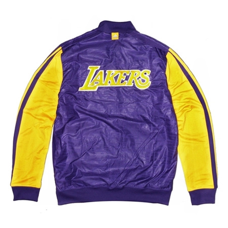 Adidas Jaqueta On-Court Angeles Lakers (roxo/amarelo)