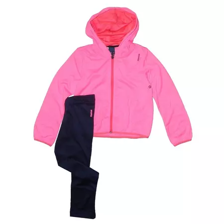 Reebok Treino Girls TrackSuit Poly (Rosa/Roxo)