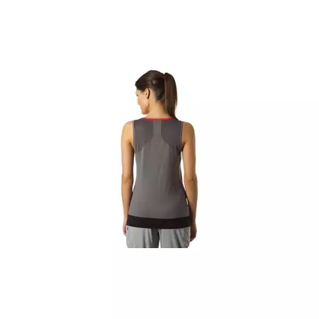 Reebok Fitness Printed Tank Camisa (Cinza)