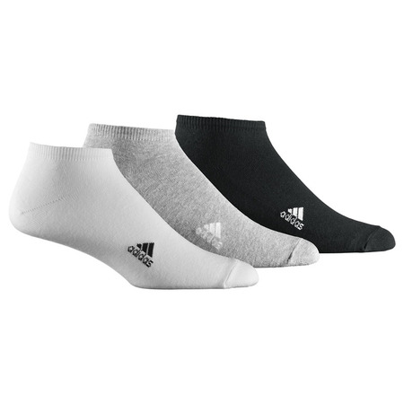 Adidas Meias Liner Paner Trainner 3PP (branco/preto/cinza)