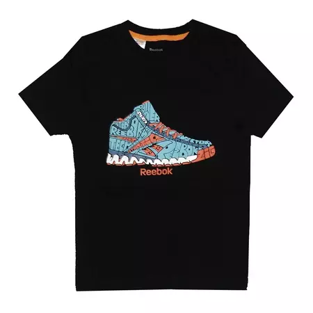 Reebok Boy Graphic Fashion Tee (preto)