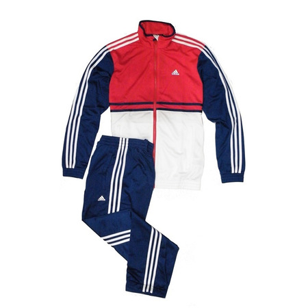 Adidas TrackSuit  BTS Knit OC (vermelho/azul/branco)