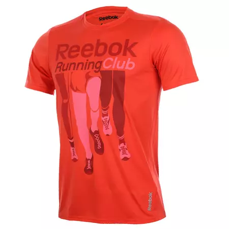 Reebok Camiseta RE SS TEE TC (Vermelho)