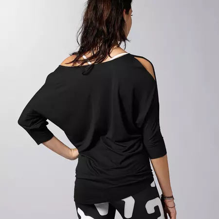 Reebok Camiseta Mulheres Dance Fitnnes Layer (negro)