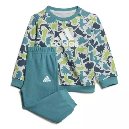 Adidas Essentials Allover Print Jogger Set "Arctic Fusion"