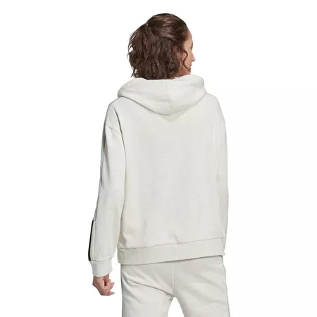 Adidas Essentials Logo Colorblock Hoodie W "Off White"