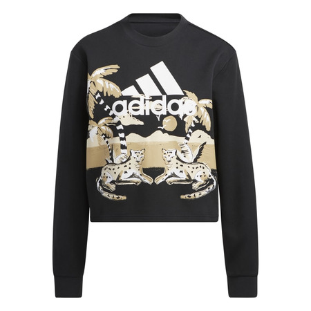 Adidas FARM Graphic Crop Crewneck Sweatshirt