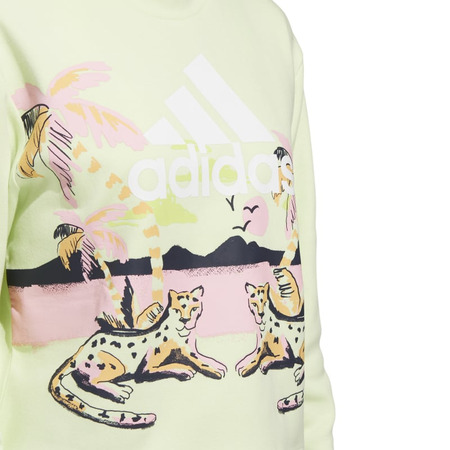 Adidas FARM Graphic Crop Crewneck Sweatshirt