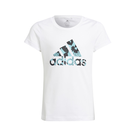 Adidas Girl's Fall Print Logo T-Shirt
