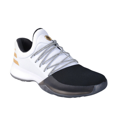 Adidas Harden Vol. 1 "Disruptor" (footwear white/core black/gold metallic)