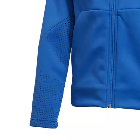 Adidas Junior FZ Training Climawarm Hoodie (Blue)