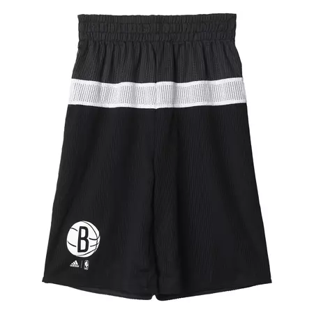 Adidas NBA Short Niño Brooklyn Nets Winter Hoops Rev (Black/White)