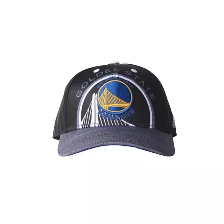 Adidas NBA Warriors Cap (black/blue/yellow)
