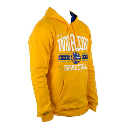 Adidas NBA Washed Pullover Hoody Golden State Warrios (Yellow/White/Blue)