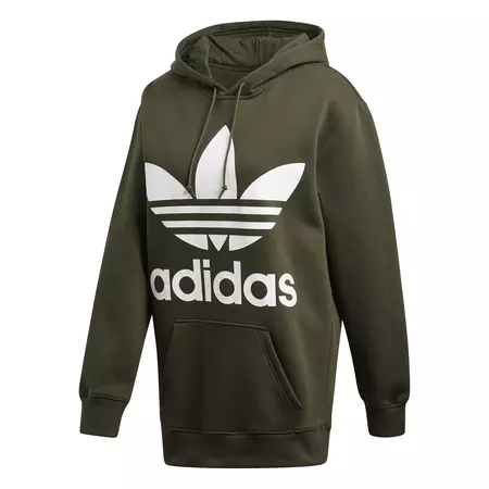 ADIDAS ORIGINAL OVERSIZED TREFOIL HOODIE W (NIGHT CARGO)