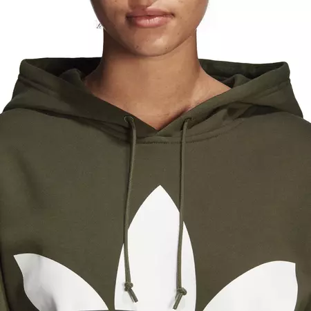 ADIDAS ORIGINAL OVERSIZED TREFOIL HOODIE W (NIGHT CARGO)