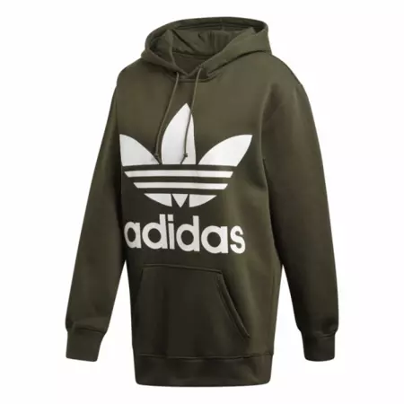 ADIDAS ORIGINAL OVERSIZED TREFOIL HOODIE W (NIGHT CARGO)