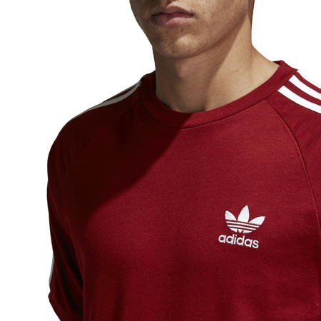 Adidas Originals 3 Stripes T-Shirt (Red)
