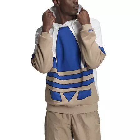 Adidas Originals Big Trefoil Outline Colorblock Hoodie