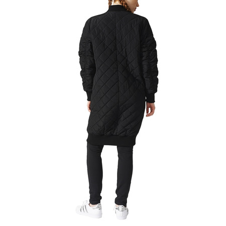 Adidas Originals Bomber Long Quilted Jacket W (Black)