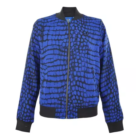 Adidas Originals Chaqueta Mulheres New York Printed Superstar TT (azul/negro)