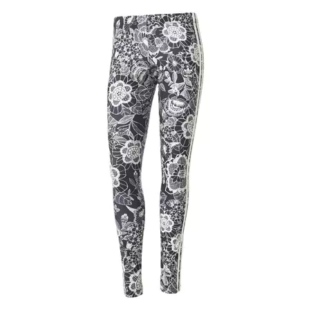 Adidas Originals Farm Florido 3 Stripes Leggings "Floral Vintage" (black/white)