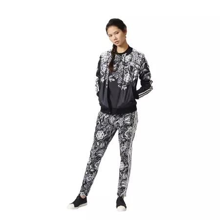 Adidas Originals Farm Florido Superstar Track Jacket "Floral Vintage" (black/white)