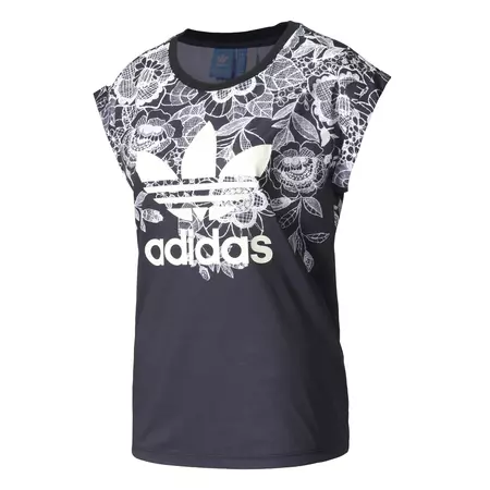 Adidas Originals Farm Florido Tee "Floral Vintage" (black/white)