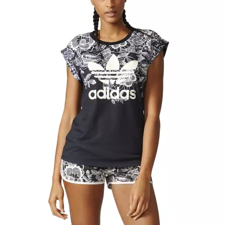 Adidas Originals Farm Florido Tee "Floral Vintage" (black/white)