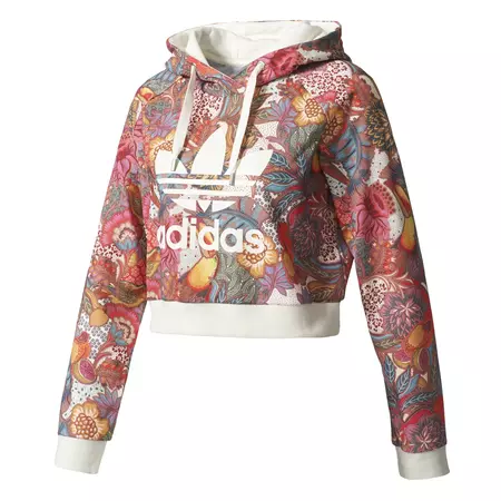 Adidas Originals Farm Fugiprabali Crop Hoodie "Flowery Bali" (multicolor)