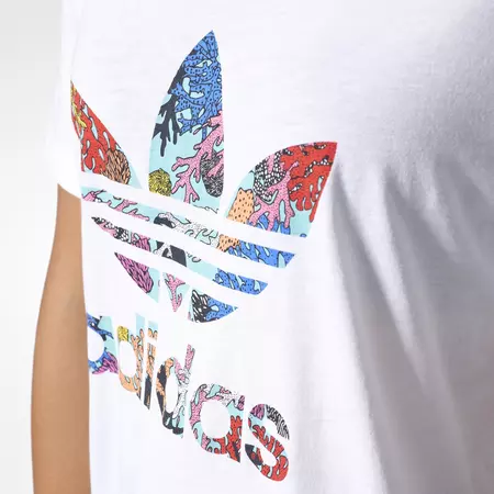 Adidas Originals Graphic Logo Trefoil Tee W (white)