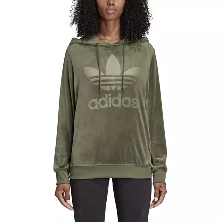 Adidas Originals Hooded Sweatshirts Trefoil W (base green)
