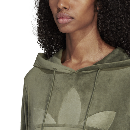 Adidas Originals Hooded Sweatshirts Trefoil W (base green)