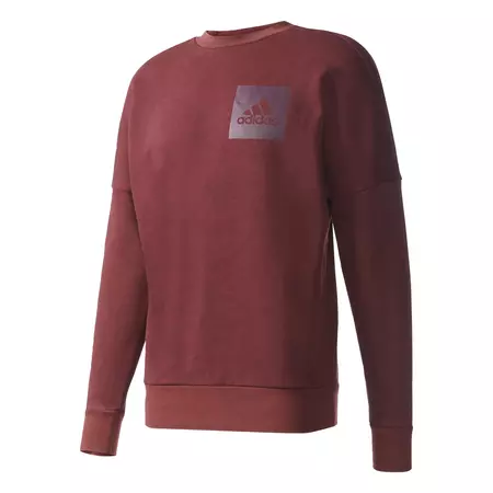 Adidas ID Snow Wash Crew Fleece (maroon)