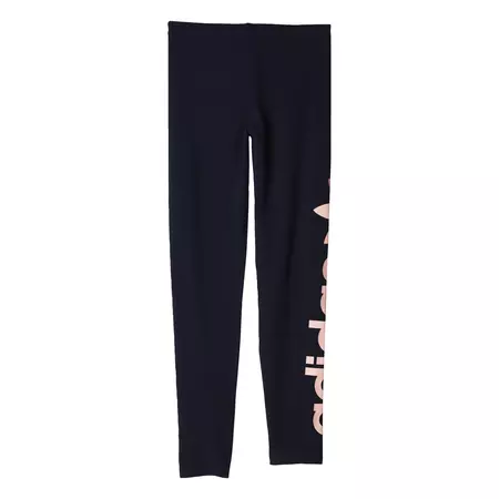 Adidas Originals Leggings Trefoil Linear Logo J (Legend Ink/Haze Coral)