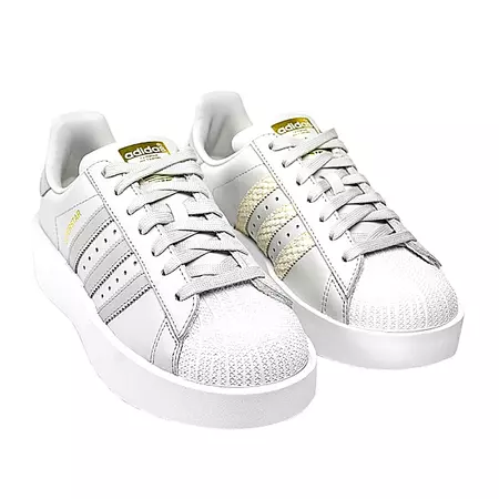 Adidas Originals Superstar Bold Platform "Grey Stripes"