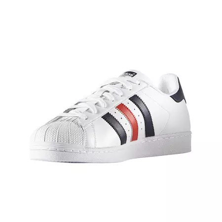 Adidas Originals Superstar Foundation (blanco/marino/rojo)