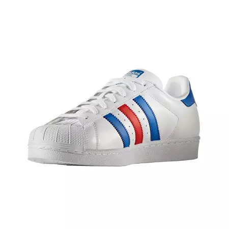 Adidas Originals Superstar Foundation (White/Blue/Red)