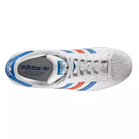 Adidas Originals Superstar Foundation (White/Blue/Red)