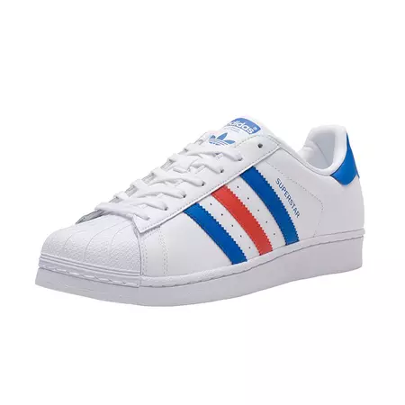 Adidas Originals Superstar Foundation (White/Blue/Red)