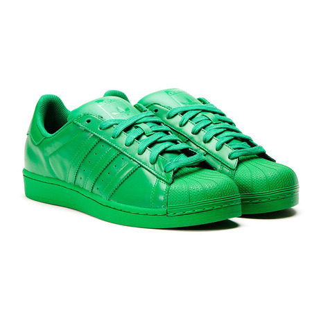 Adidas Originals "Pharrell Williams" SUPERSTAR Supercolor Pack (verde)