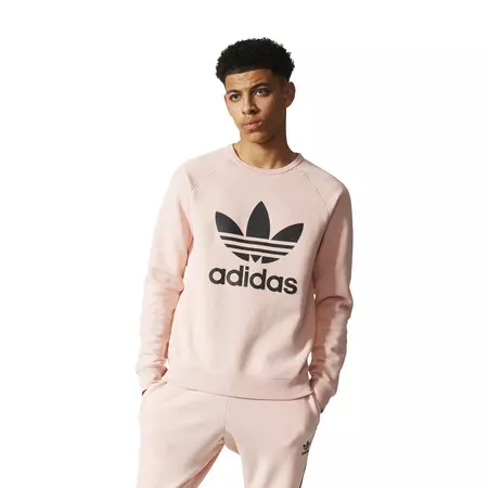 Adidas Originals Trefoil Crew Sweatshirt (steam rose)