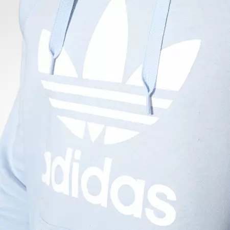 Adidas Originals Trefoil Logo Hoodie (Easy Blue)