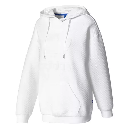 Adidas Originals Trefoil Logo Hoodie "New York" (white Snow)