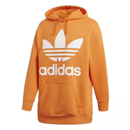 Adidas Originals Trefoil Oversized Hoodie Orange