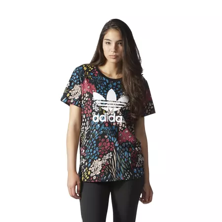 Adidas Originals W Camiseta Boyfriend "Corsages" (multicolor)