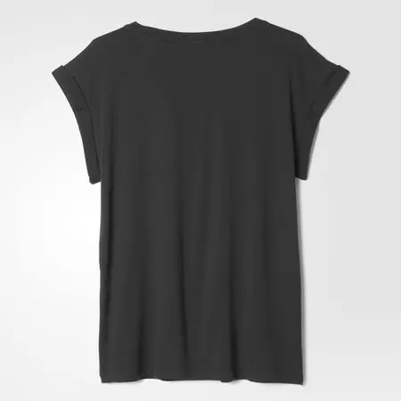 Adidas Originals W Camiseta Boyfriend Roll Up "Floral Print" (black)