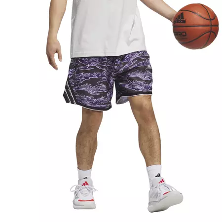Adidas Short Basket  Crazy Lite AOP "Aurora Purple-black"