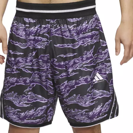 Adidas Short Basket  Crazy Lite AOP "Aurora Purple-black"