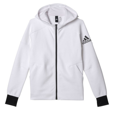 Adidas Athletics Z.N.E. Full Zip Hoody Junior  (white/black)
